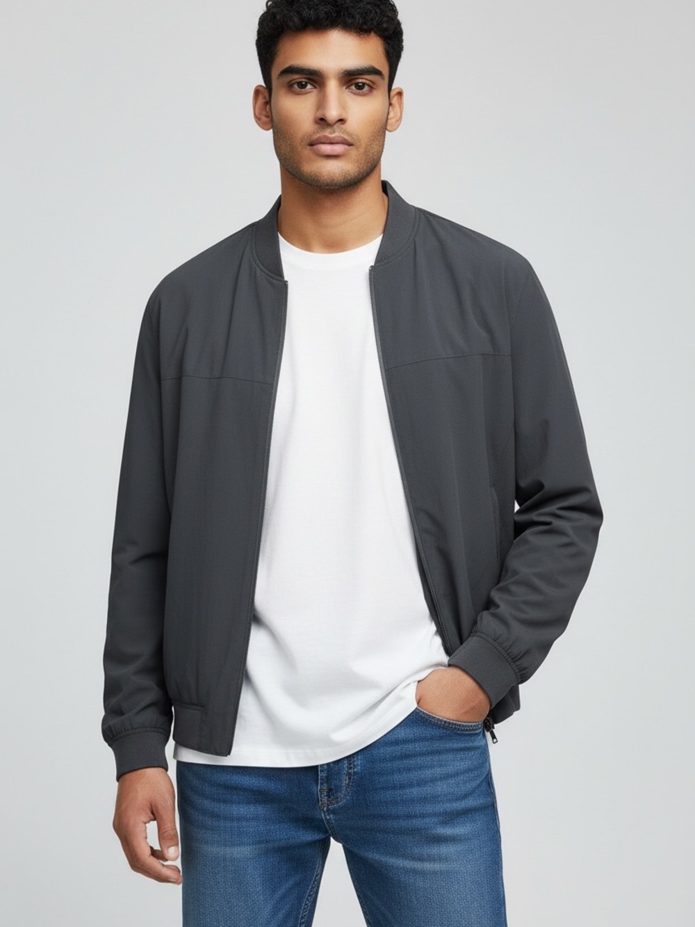 Men’s ZARA Black Bomber Jacket